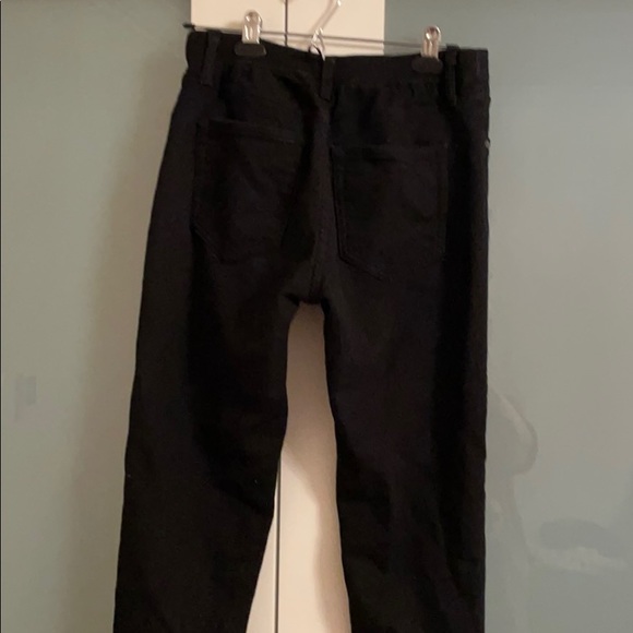 Uni Qlo jet black soft denim - Picture 3 of 7